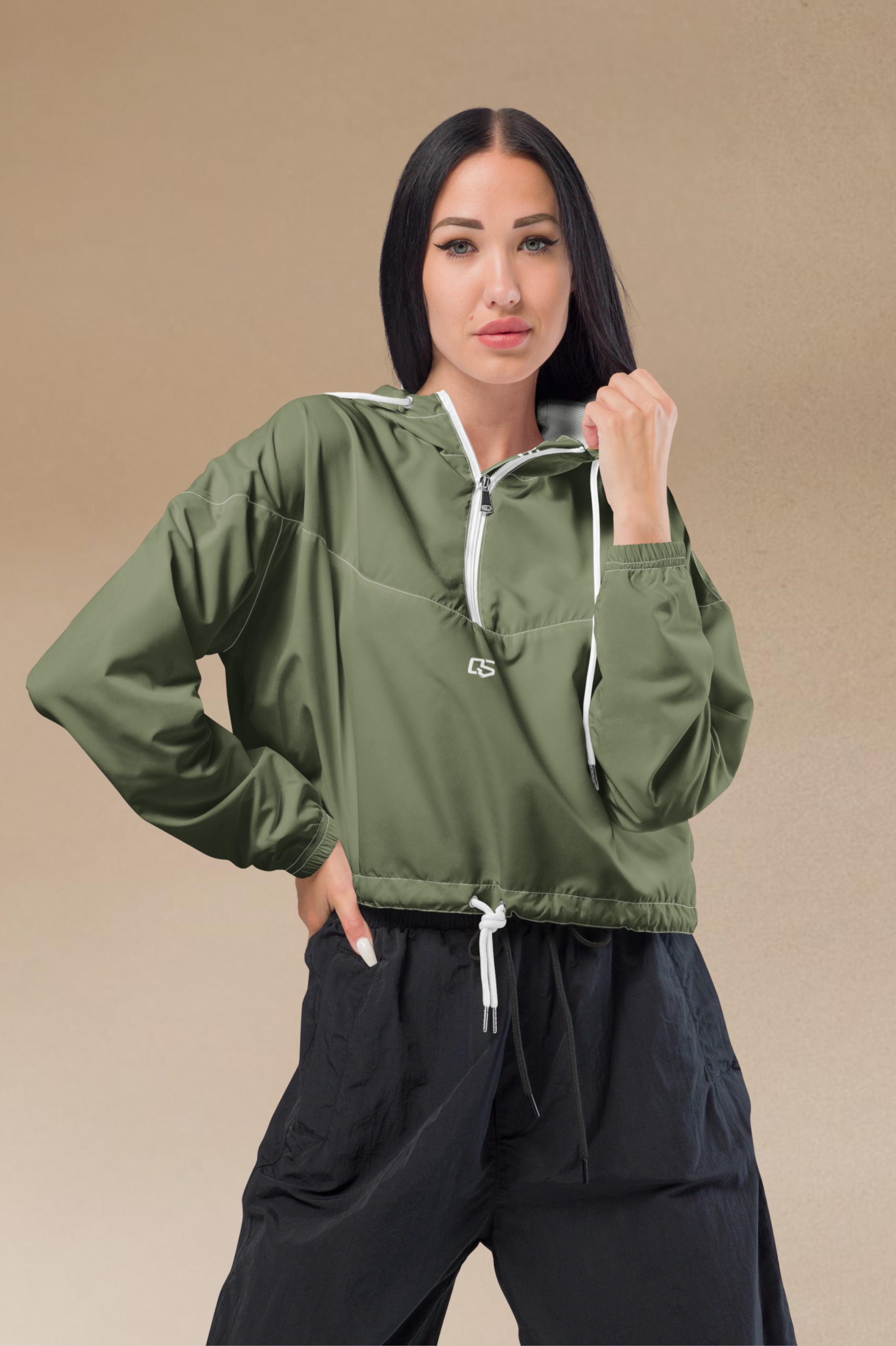 Cropped Windbreaker