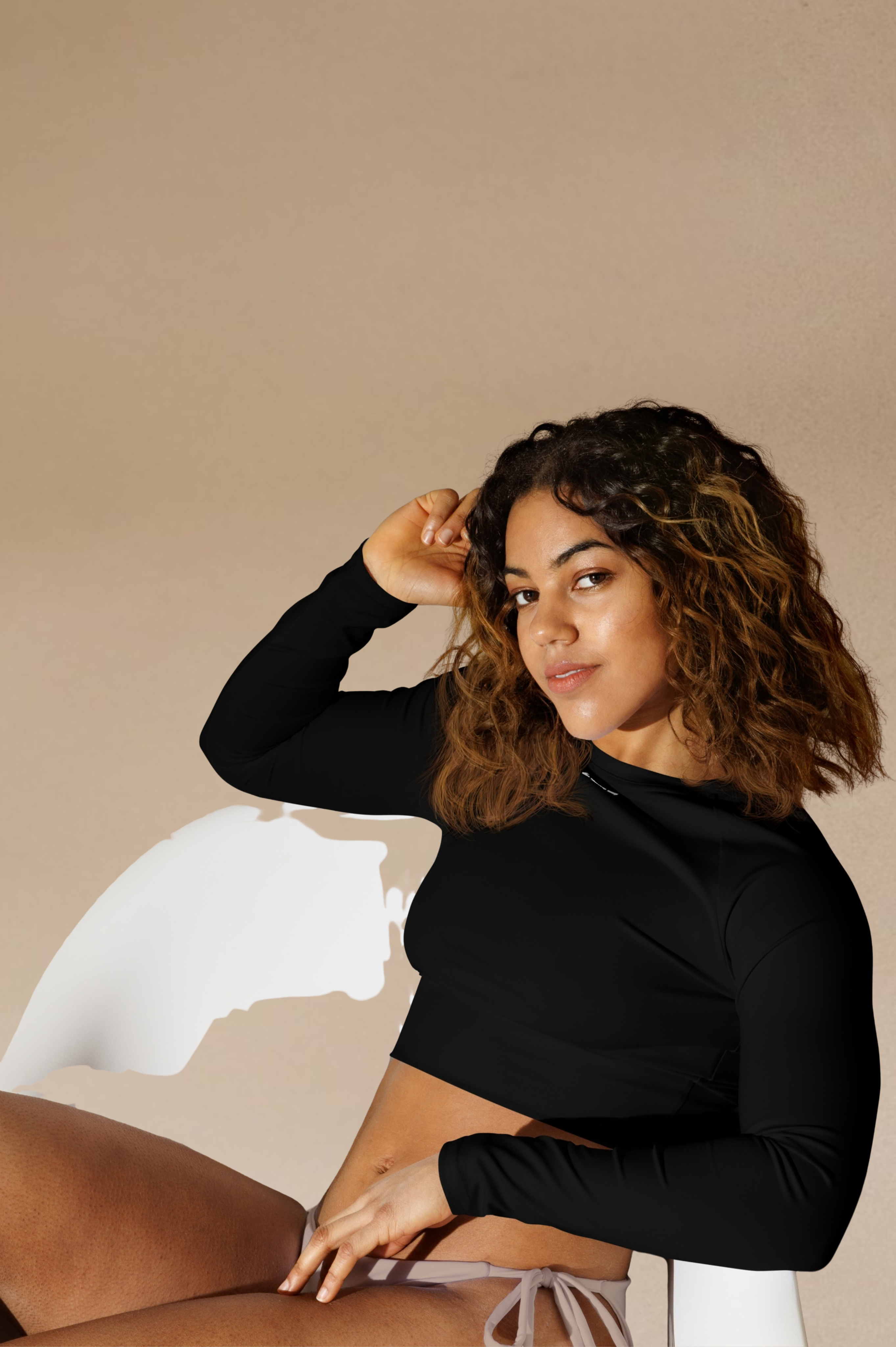 Long Sleeve Crop Top
